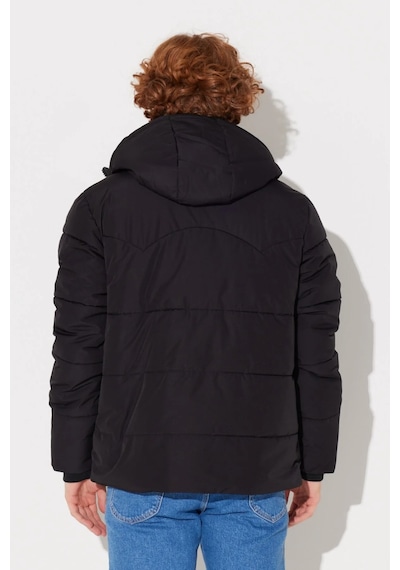 Lee Kapüşonlu Regular Fit Siyah Erkek Mont L88Bny01 Siyah