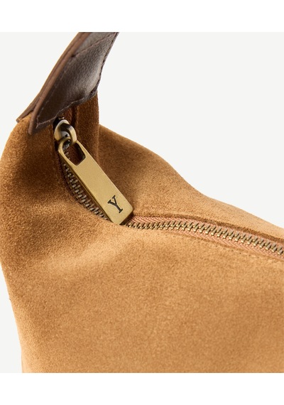 Yargıcı Ayarlanabilir Saplı Süet Çapraz Çanta 26kkcn3038x 008 Camel