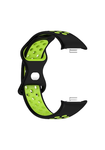 Xiaomi Redmi Watch 5 Rainbow Gently Band Kordon Beyaz Siyah Redmi Watch 5 İle Uyumlu Kordon - Beyaz - Siyah Çok Renkli