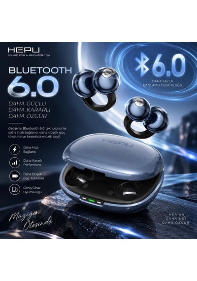 Hp-ab01s Armor Series Bluetooth Kablosuz Kulak İçi Kulaklık Ergonomik Şarj Kutulu Stereo Kulaklık
