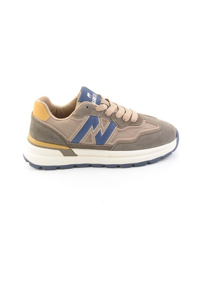 Bambi Kahve Süet Hakiki Deri Erkek Sneaker E01175561002