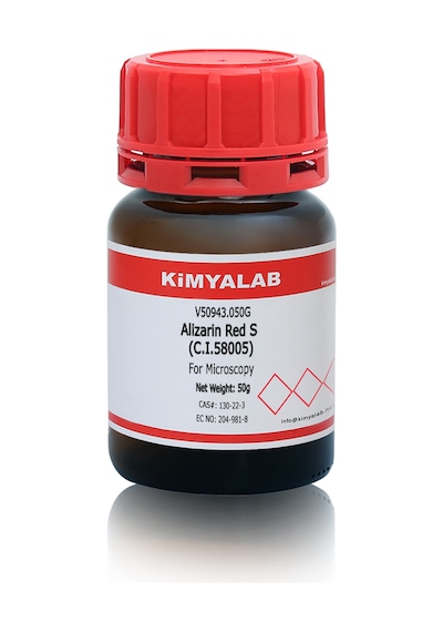 Kimyalab Alizarin Kırmızısı For Microscopy 50 G
