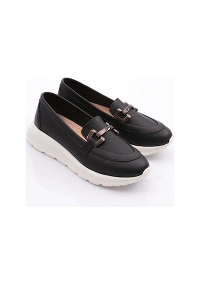 Dgn 459 Kadin Loafer Ayakkabi 459-1567-R1534 Siyah