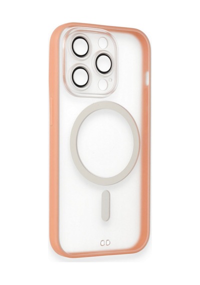 Apple iPhone Uyumlu   14 Pro Max Kılıf Grand Magneticsafe Kapak - Pembe