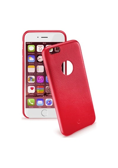 Cellular Line Apple Uyumlu iPhone 6s Plus/6 Plus İle Class Suni Deri Kılıf Kırmızı Classıph655r