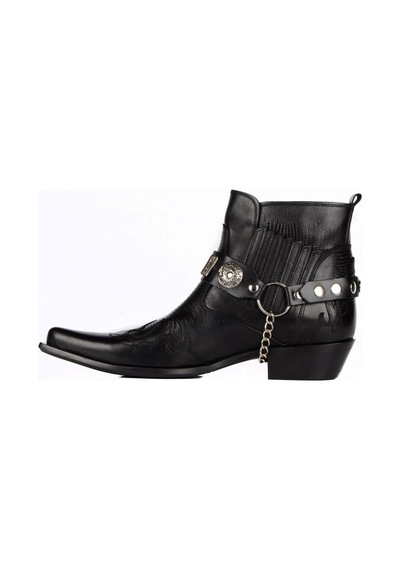 Footcourt Siyah Erkek Kovboy Botu (Western)