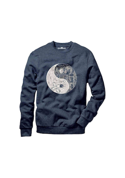 Tshirthane Stranger Things Ying Yang Upside Down Sevgili Kapşonl