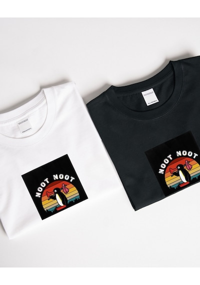 Grooh'dan Pinokyo'yatasarımlı Baskılı T-shirt Beyaz