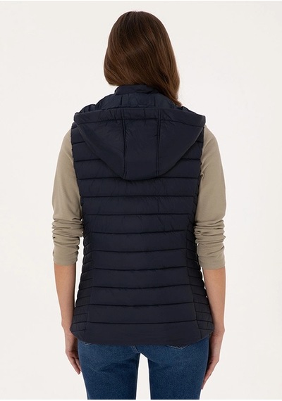 Us Polo Assn Kadın Lacivert Basic Yelek Vr033lacivert