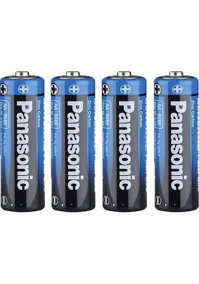 Panasonic Çinko Karbon Kalem Pil (AA) R6BE/4S