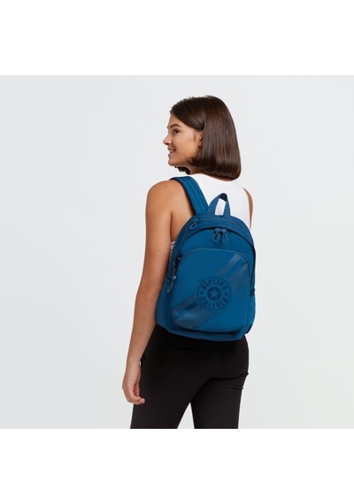 Kipling KIPLING Delia Orta Boy Sırt Çantası MAVİ WARM TEAL STR