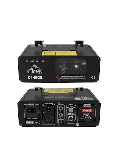 Layu C140gb Yeşil-mavi Çift Renk Beam Efekt Sahne Disko Lazer Işık