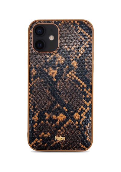 Kajsa Apple Uyumlu iPhone 12 Pro Kılıf Kajsa Glamorous Serisi Snake Pattern Kapak ZORE-216654