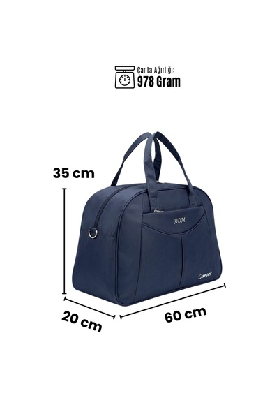 Vıatox Adm 01 Büyük Boy Unisex Seyahat&spor El Valizi Lacivert