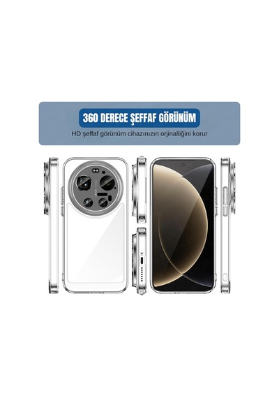 Tr Xiaomi 17 Ultra İle Uyumlu Kamera Korumalı Darbe Önleyici Ultra Slim Soft Tpu Şeffaf Silikon Kılıf Diğer