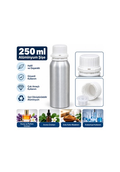 Alüminyum Şişe 250 Ml.x10
