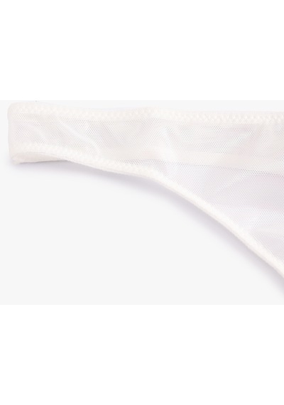 Koton Tül String Külot Beyaz 4slk30168mk Beyaz