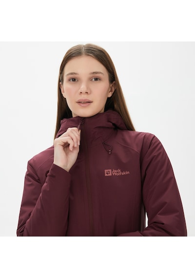 Jack Wolfskin Heidelstein Ins Kadın Kahverengi Mont