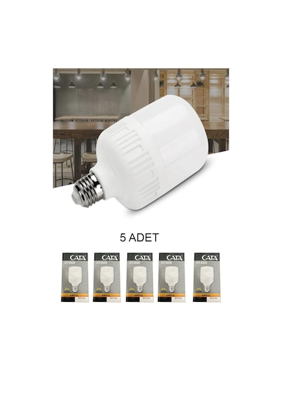 Cata Ct-4329 Led Ampul 15w Beyaz - 5 Li Paket