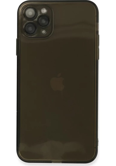 Newface Apple İphone 11 Pro Max Kılıf Fly Lens Silikon - Siyah