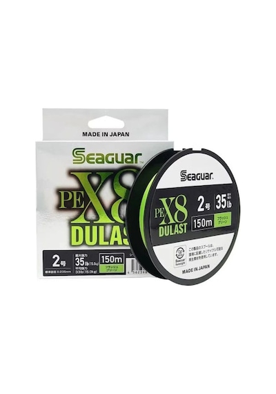 Seaguar Dulast 0.6 Pe 150m Flash Green 8 Örgü İp Misina 0.128 Mm 12lb Çeker