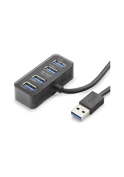 Usb Type-c 3.1 Gen1 Hub 4 Port 5 Gbps Siyah Hdx7055