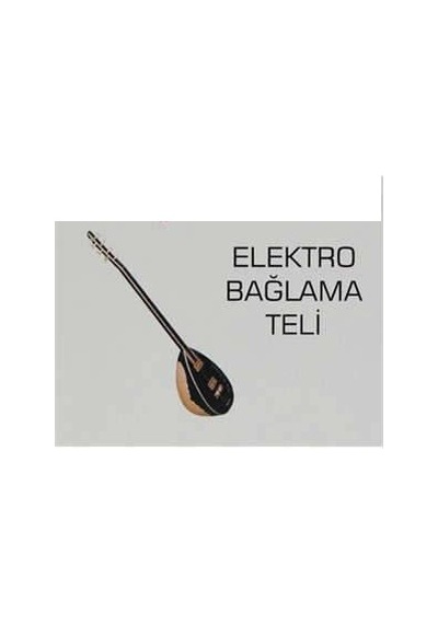 By Muti Topuzlu Elektro Saz Teli Seti-0.18 Numara Set