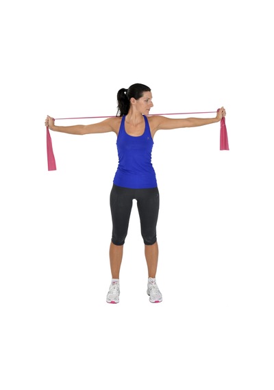 Yoga & Pilates Egzersiz Bandı Kırmızı Renk 1 Metre