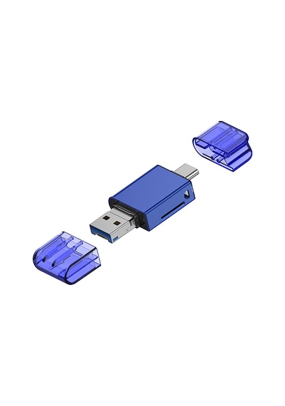 ALLY USB 3.0+Type-c+Lightning Sd Kart Okuyucu - Hızlı Card Reade