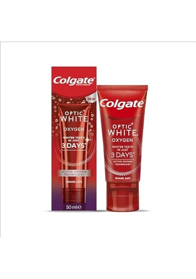 Optic White Oxygen Aktif Oksijen Teknolojisi Beyazlatıcı Diş Macunu 50 Ml