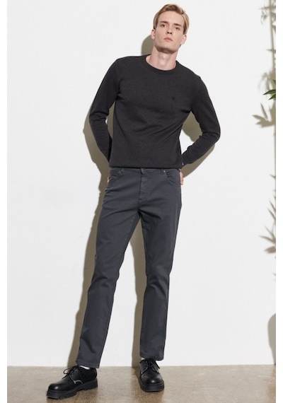 Wrangler Texas Slim Fit Erkek Jean Pantolon W12s004003 Antrasit