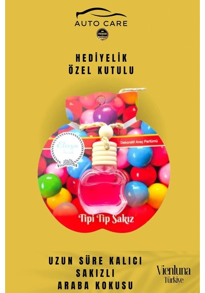 Özel Üretim Uzun Süreli Kalıcı Hava Ferahlatıcı Dikiz Aynası Askılı 8ml Araç Içi Sakızlı Oto Kokusu