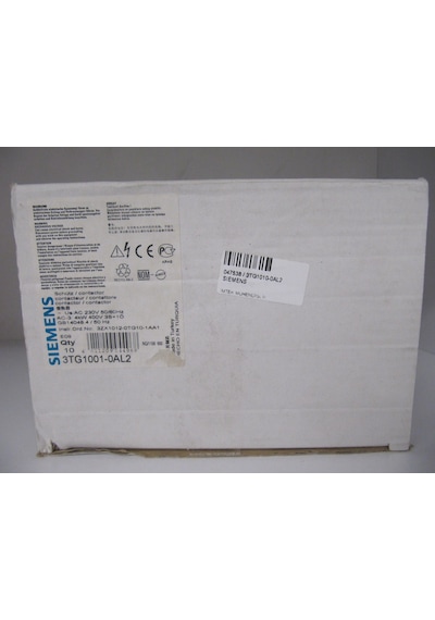 Siemens 3tg1010-0al2 Contactor