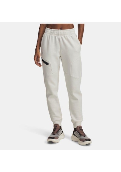Under Armour Unstoppable Flc Jogger Kadın Eşofman Altı-31776 Beyaz