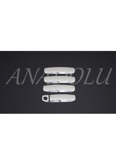 Audi A4 Krom Kapı Kolu 4 Kapı 2003-2007 Paslanmaz Çelik
