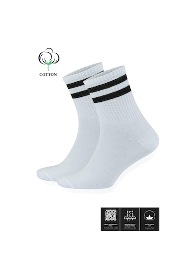 Kral Socks Kadın Erkek Düz Çizgili 10 Çift Çeyrek Soket Tenis Model Pamuklu Terletmez Çorap Seti Asorti