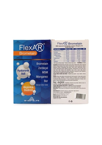 Flexar Bromelain 30 Tablet 3 Adet
