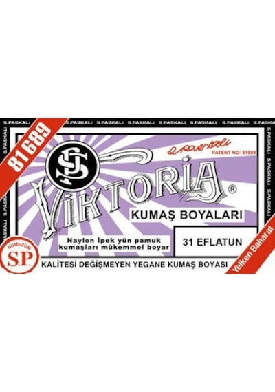 Viktoria Kumaş Boyası - Eflatun