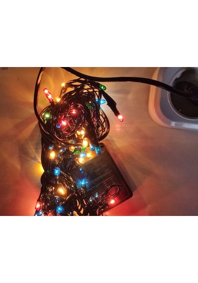 Çam Ağacı Işığı Noel 8 Program Fişli