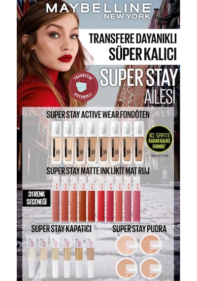 Maybelline New York Süper Stay Matte Ink Likit Mat Ruj 335 Hustler 5 ML