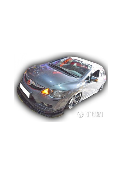 Honda Civic Fd6 3 Parça Ön Lip Plastik Boyasız