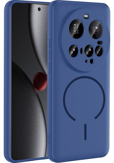 Adige Xiaomi 15 Ultra Kılıf Silikon Meta Magsafe Kablosuz Şarj Özellikli