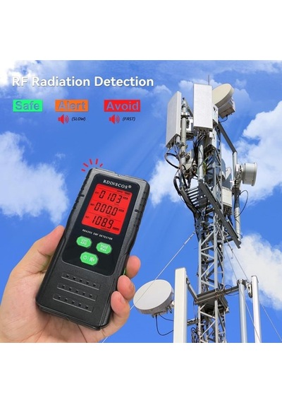 Radyasyon Lcd Test Algılama Sar Manyetik Alan Ölçüm Cihazı Elektromanyetik Yoğunluk Ölçme Tarama Dedektörü
