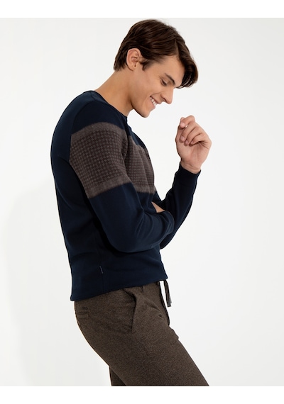 Pierre Cardin Erkek Lacivert Kazak /triko 50227838-vr033 Pierre Cardin Erkek Lacivert Kazak /triko 50227838-vr033