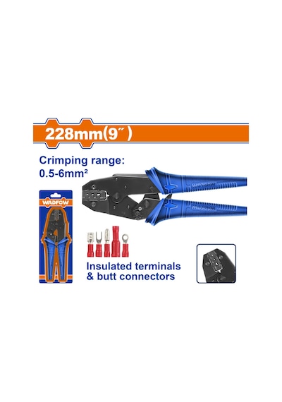 Wadfow İzoleli Pabuç Sıkma Pensesi 0.5-6 Mm2
