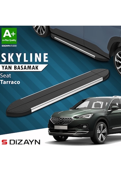 S-dizayn Seat Tarraco Skyline Krom Yan Basamak 193 Cm 2018-2024 A+ Kalite