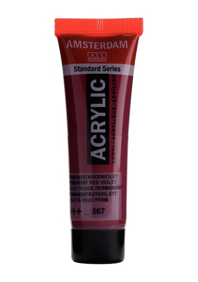 Amsterdam Permanent Kırmızı Menekşe 120 Ml Akrilik Boya 567
