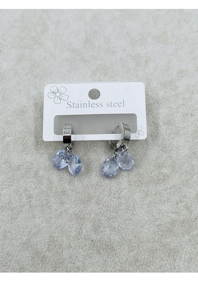 Çelik Küpe Gümüş Günlük Şıklık Şık Hediye Model 2e569f Çok Renkli