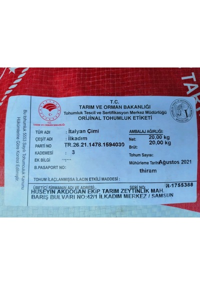 ReyGRass Otu Süt Otu Tohumu 5 KG