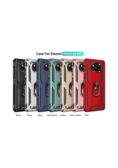 Xiaomi Poco X3 Nfc Kilif Zirhli Standli Miknatisli Tank Kapak 463944986